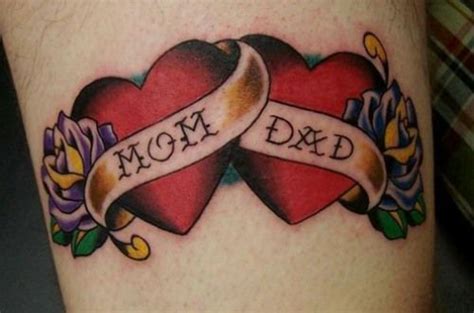 9 Best Love Tattoos Designs Styles At Life Mom Dad Tattoo Designs