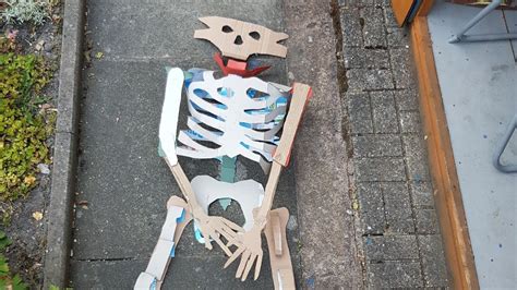 How To Make A Skeleton Using Paper Mache Part 1 Of 3 Youtube
