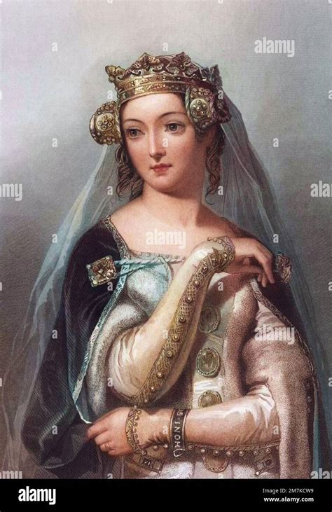Portrait De La Reine Dangleterre Philippa De Hainaut 1314 1369
