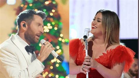 Sparks Fly Between Kelly Clarkson And Brett Eldredge On The Voice Is