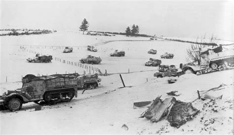 M3a1 Half Tracks Of The 44th Armored Infantry Battalion 6th Armored