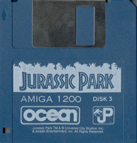 Jurassic Park 1993 Amiga Box Cover Art Mobygames