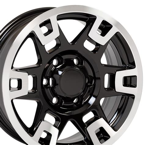 17 Fits Toyota 4runner Style Replica Wheel Satin Black With A Machd