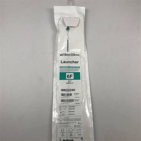 Medtronic La6laralt Launcher Guiding Catheter Lara Lt 6f 071″ 082