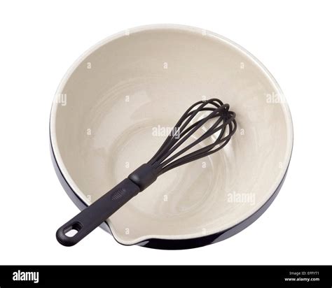 Mixing Bowl And Whisk Stock Photo Alamy