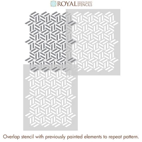 Modern Stencils Geometric Wall Art Tile Stencils For Painting Floors