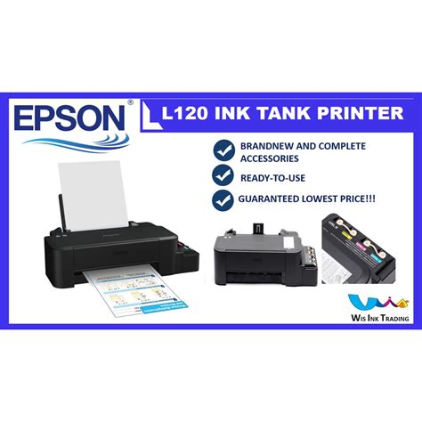 Epson L120 Ink Tank Printer Shopee Philippines