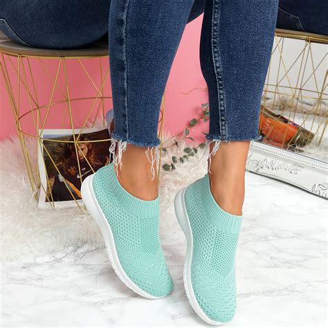 WOMENS LADIES SOCK SNEAKERS WALKING TRAINERS CYCLING WOMEN SHOES SIZE 