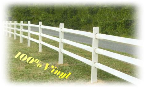 If you re staining a ranch rail fence it may be fitting to choose a darker color like a black fence stain or dark brown fence stain. Vinyl Split Rail