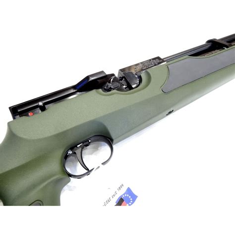 weihrauch hw100 kt synthetic air rifle in green grey