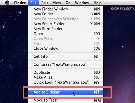 Use The Mac Finder Sidebar For Quick File Drag And Drop App Launches