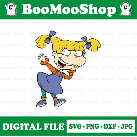 Angelica Pickles Rugrats Svg Png Dxf Cricut Silhouette C Inspire
