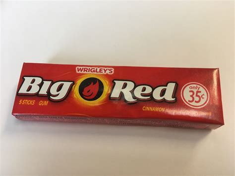 Big Red Chewing Gum Cinnamon Wrigleys 10x5 Stick Packs American Gum