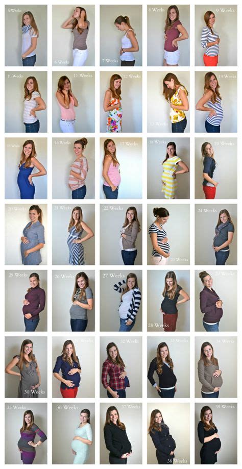 Pregnancy Weekly Belly Photos