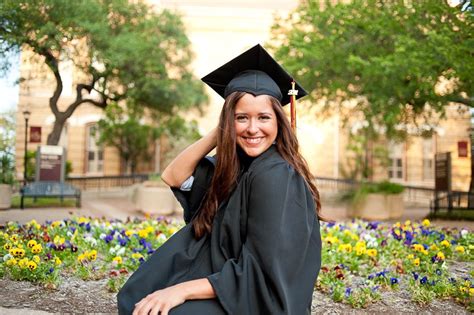 Texas State Graduation Portrait Photographer Casual And Fun