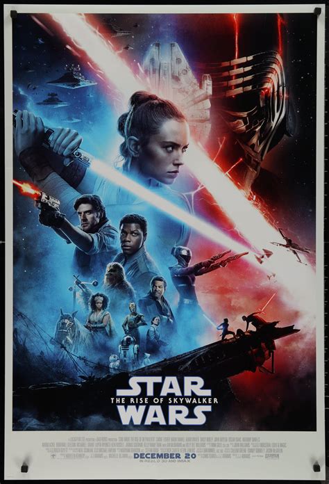 Star Wars The Rise Of Skywalker Movie Poster 1 Sheet 27x41