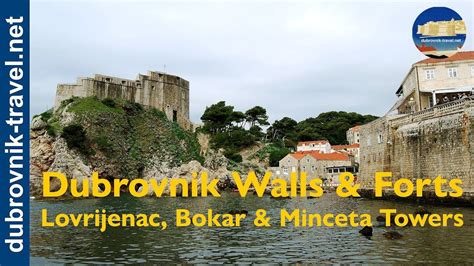 Dubrovnik Walls And Forts Lovrijenac Bokar And Minceta Towers In