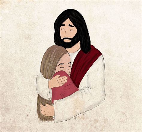Imagem De Deus Abraçando Um Filha