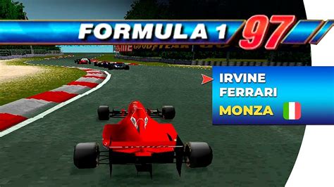 F1 97 Ps1 Gameplay Monza Eddie Irvine Youtube