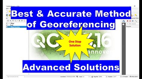 Detailed Georeferencing In Qgis Accurate Method Georeferencing Qgis