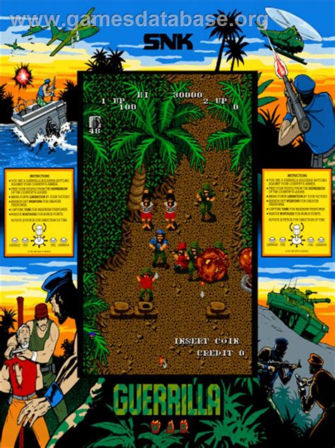 Guerrilla War Arcade Artwork Artwork