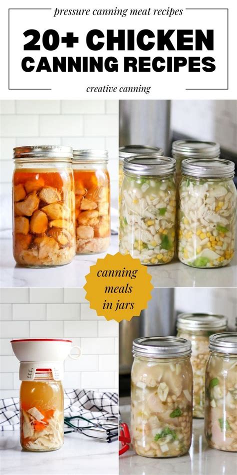 The Instructions For Canning Canned Food In Mason Jars With Text