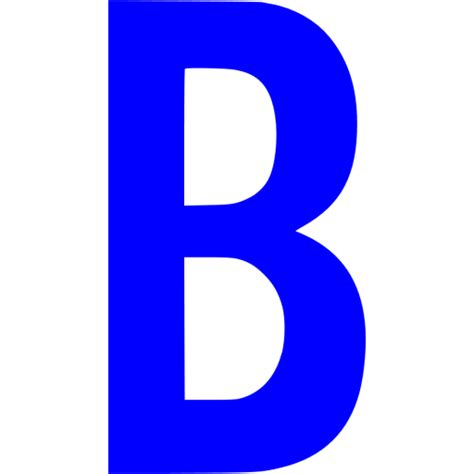 Blue Letter B Icon Free Blue Letter Icons