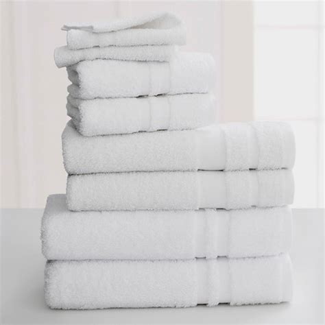 Martex Double Cam Border Bath Towels 24x48 100 Ring Spun Cotton Loops
