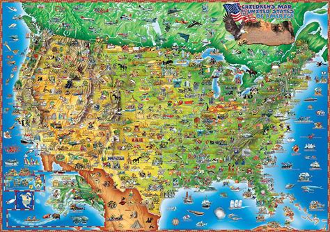 Usa Attractions Map