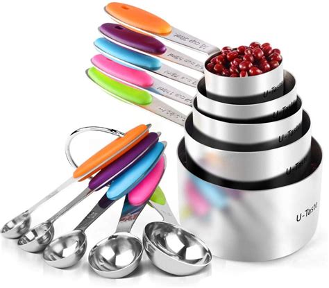 Hudson Essentials Stainless Steel Measuring Cups Set