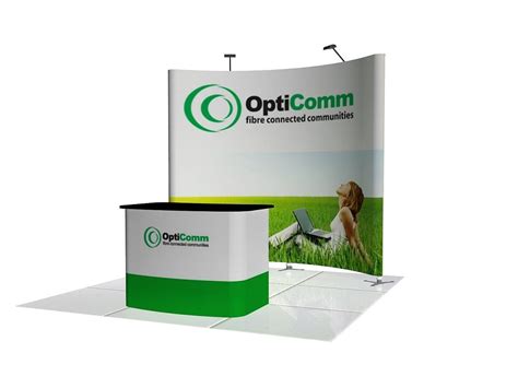 3x3 Exhibition Stand With Counter Exhibition Stand Trade Show