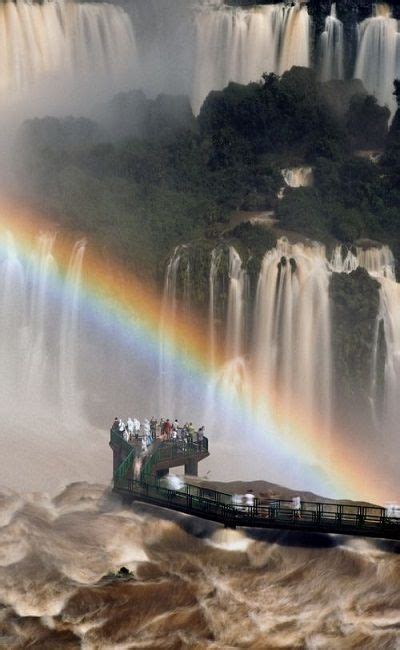 The Falls Divide The River Into The Upper And Lower Iguazu The Iguazu River Rises Near The City
