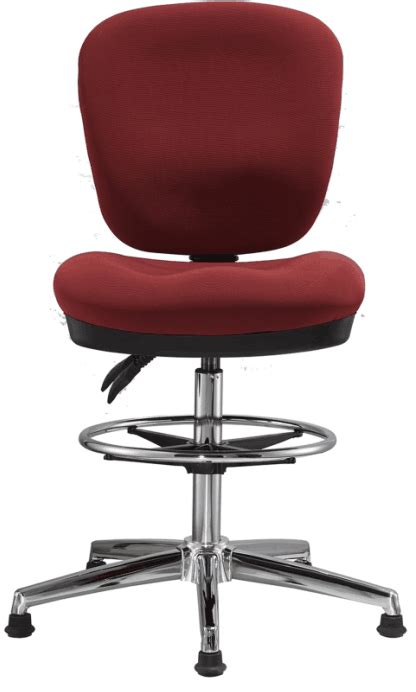 Customers describe the chair as comfortable and affordable. fabric office drafting chair height adjustable operator ...