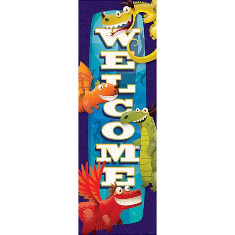 Dragon Welcome Banner Ep 387 Edupress Classroom Decorationsbanners