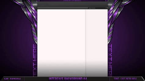 Interface Free Youtube Background Template 4 New Youtube Layout By Mf Design Youtube
