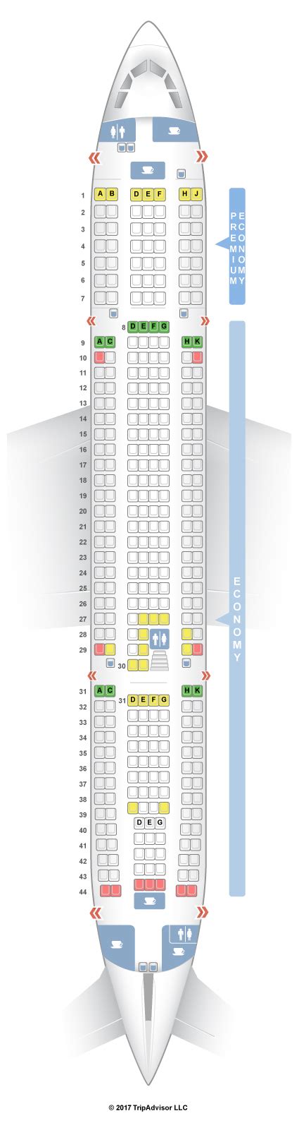 Seatguru Seat Map Thomas Cook Airlines Airbus A330 200 332