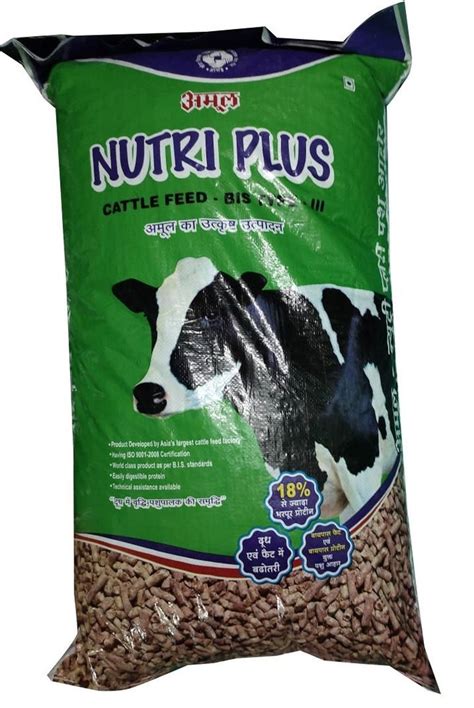 Amul Nutri Plus Cattle Feed Packaging Type Thick Polypack Packaging