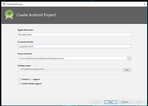 How To Create Project In Android Studio Jigopost