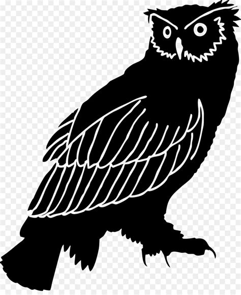Free Owl On A Branch Silhouette Download Free Owl On A Branch