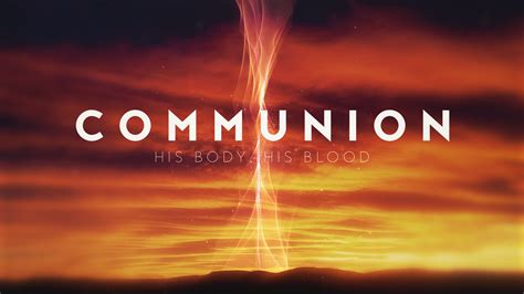 Holy Week Glow Communion Motion Video Background
