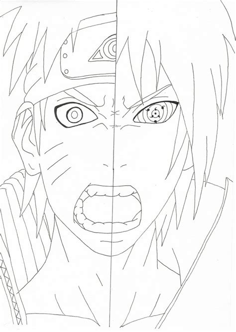 Sasuke Vs Naruto Desenhos Para Colorir Naruto Tatuagem Do Naruto