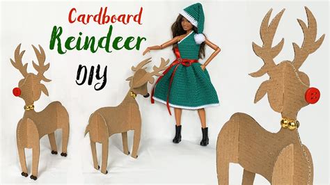 Diy Cardboard Reindeer Youtube