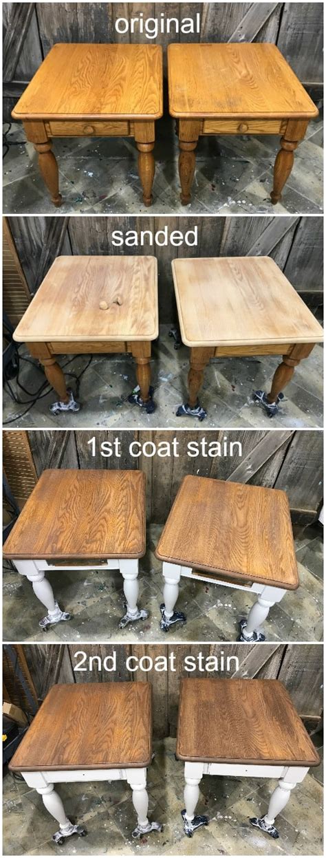 Oct 17, 2018 · learn how to refinish furniture faster and easier by avoiding stripping. How to Apply Wood Stain for an Amazing Table Refinish