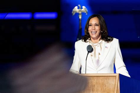 kamala harris in her white suit the new york times