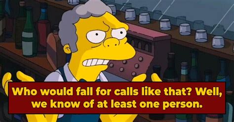 The Filthy Real Prank Calls That Inspired Moe In The Simpsons