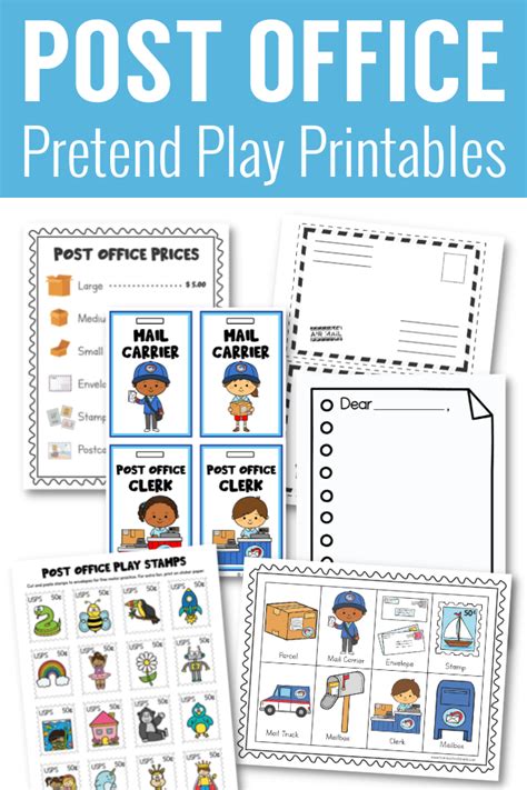 Post Office Dramatic Play Free Printables Printable Templates By Nora