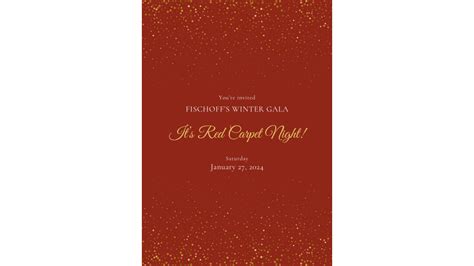 Fischoff's Winter Gala: It's Red Carpet Night - Fischoff National