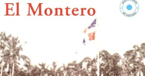 Libros Dominicanos En Pdf El Montero Novela Pedro Francisco Bonó