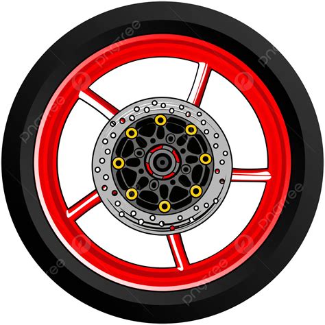 Racing Wheel Red Version Vector Racing Wheel Red Png And Vector With