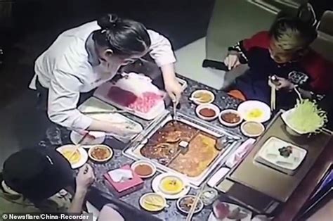 Video Shows A Hot Pot Exploding In Waitress Face After Customer